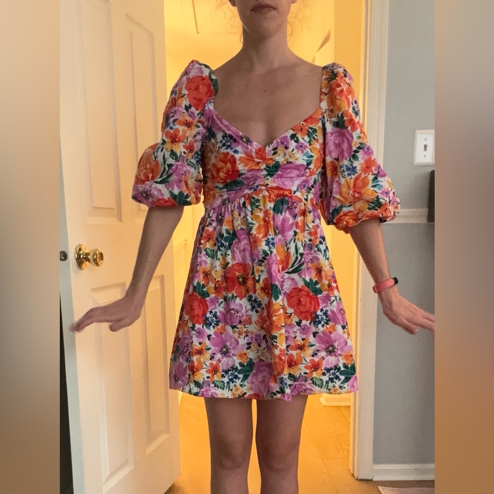 Floral altar’d state dress